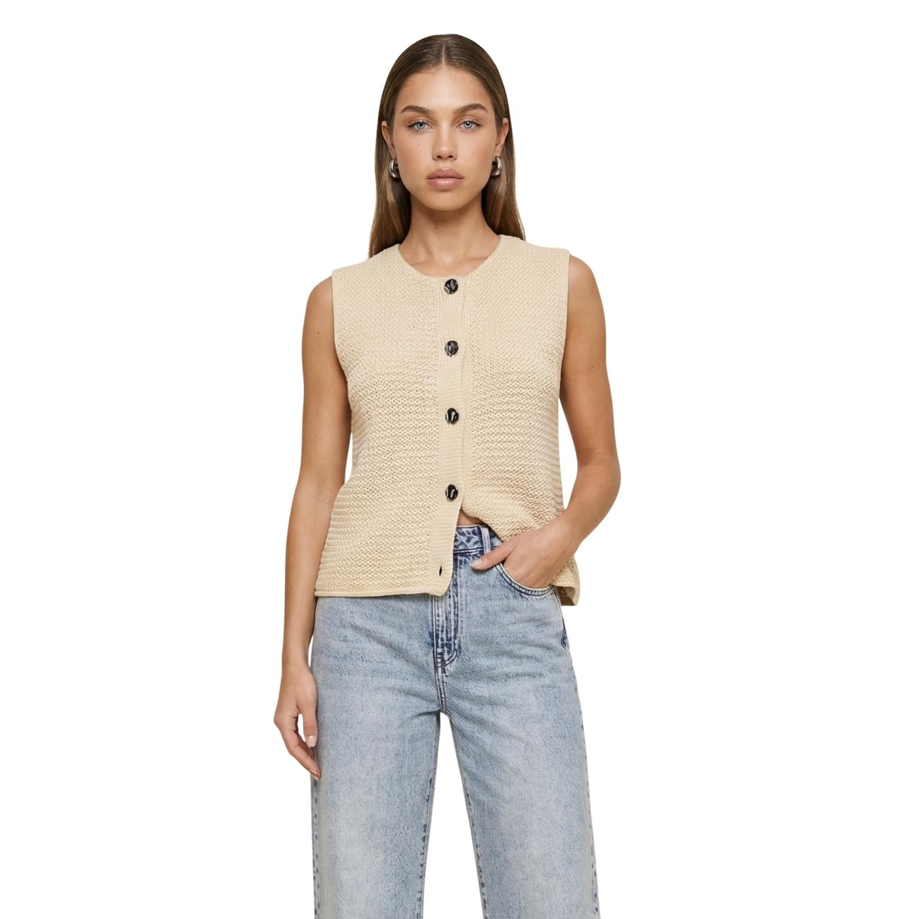 Jacqueline De Yong  Women Gilet